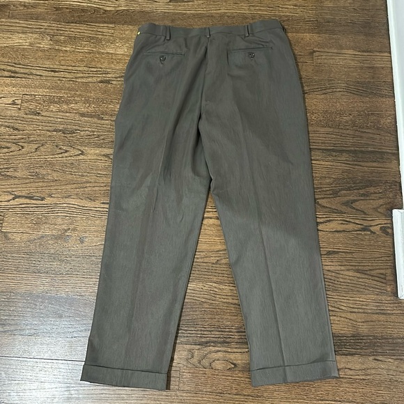 Savane Vintage Tailored 2 U Comfort Waist Men’s Trouser Work Pleated Pants 40/32 - Picture 2 of 16